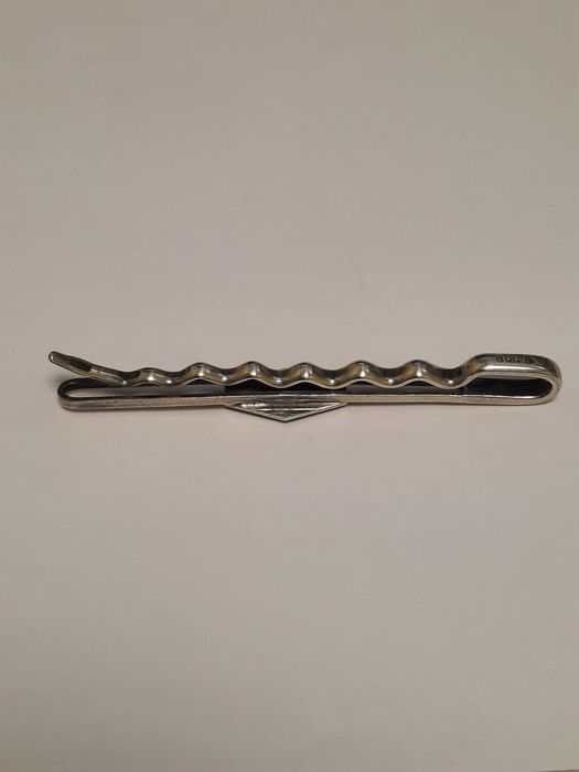 Мужской серебряный зажим для галстука ( затискач для краватки )