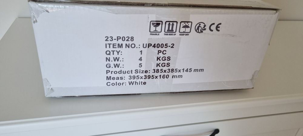 Umywalka nablatowa okrągła