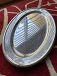 Grande travessa de mesa de inox LR 18-10, antiga