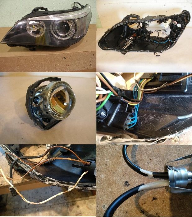 Ремонт фар BMW, замена стекол, корпусов, линз фар E70,E39,F10,E60,F15