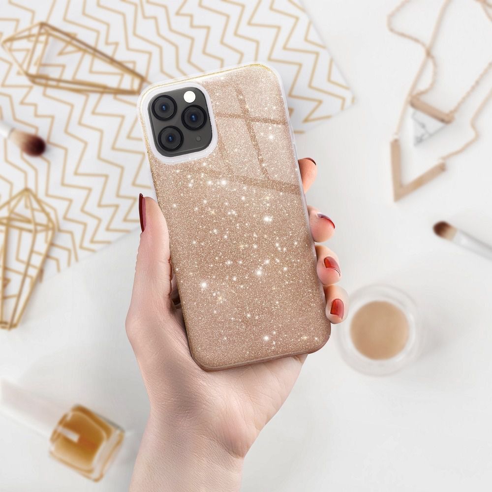 Etui Shining do Samsung Galaxy A52 A526 Gold