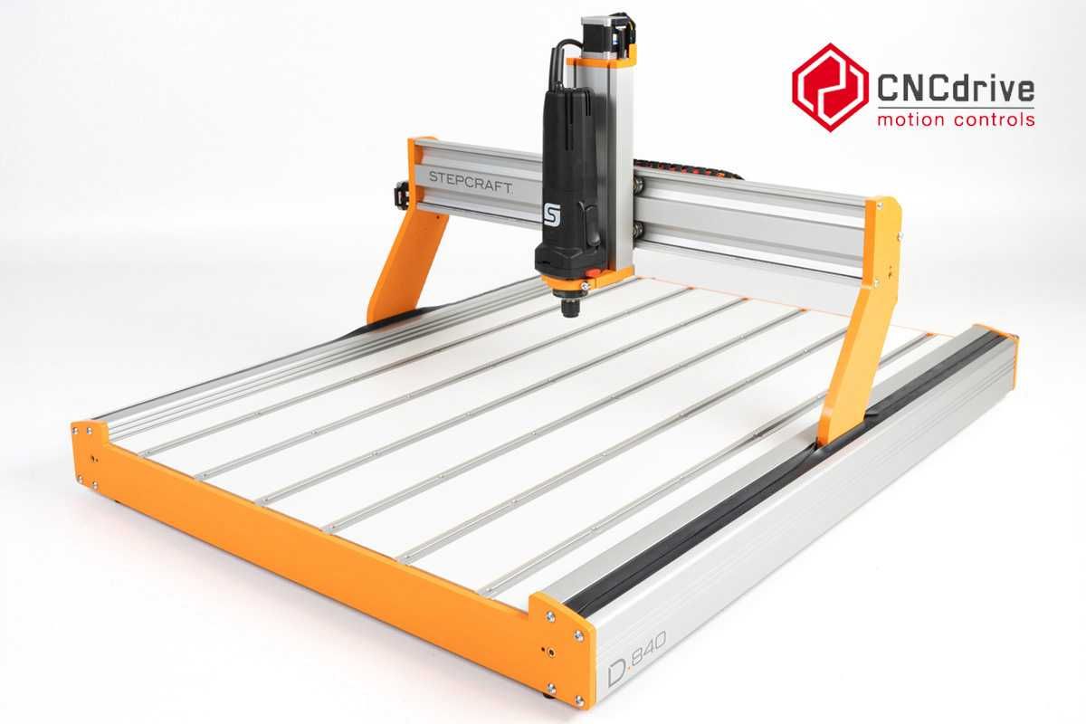 STEPCRAFT- 3/D.840 Kit - Frezarka CNC, Ploter, Nóż Oscylacyjny, Grawer