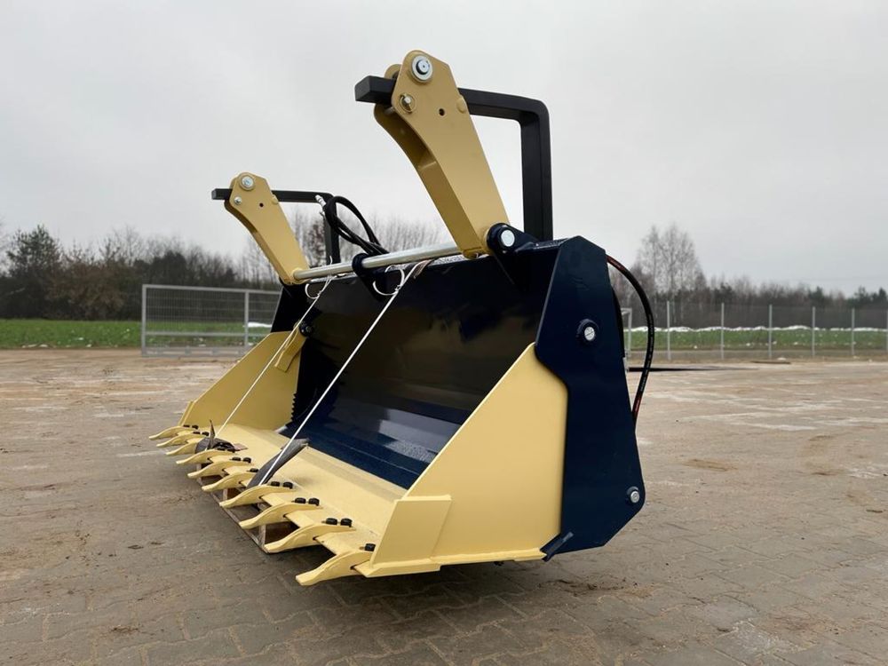 Łyżka przednia budowlana 6 w 1 JCB 3cx 4cx szufla widły manitou CAT