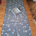 Zestaw Świąteczny! Bieżnik 150x63cm + Chlebak / Kosz 20x20cm Handmade