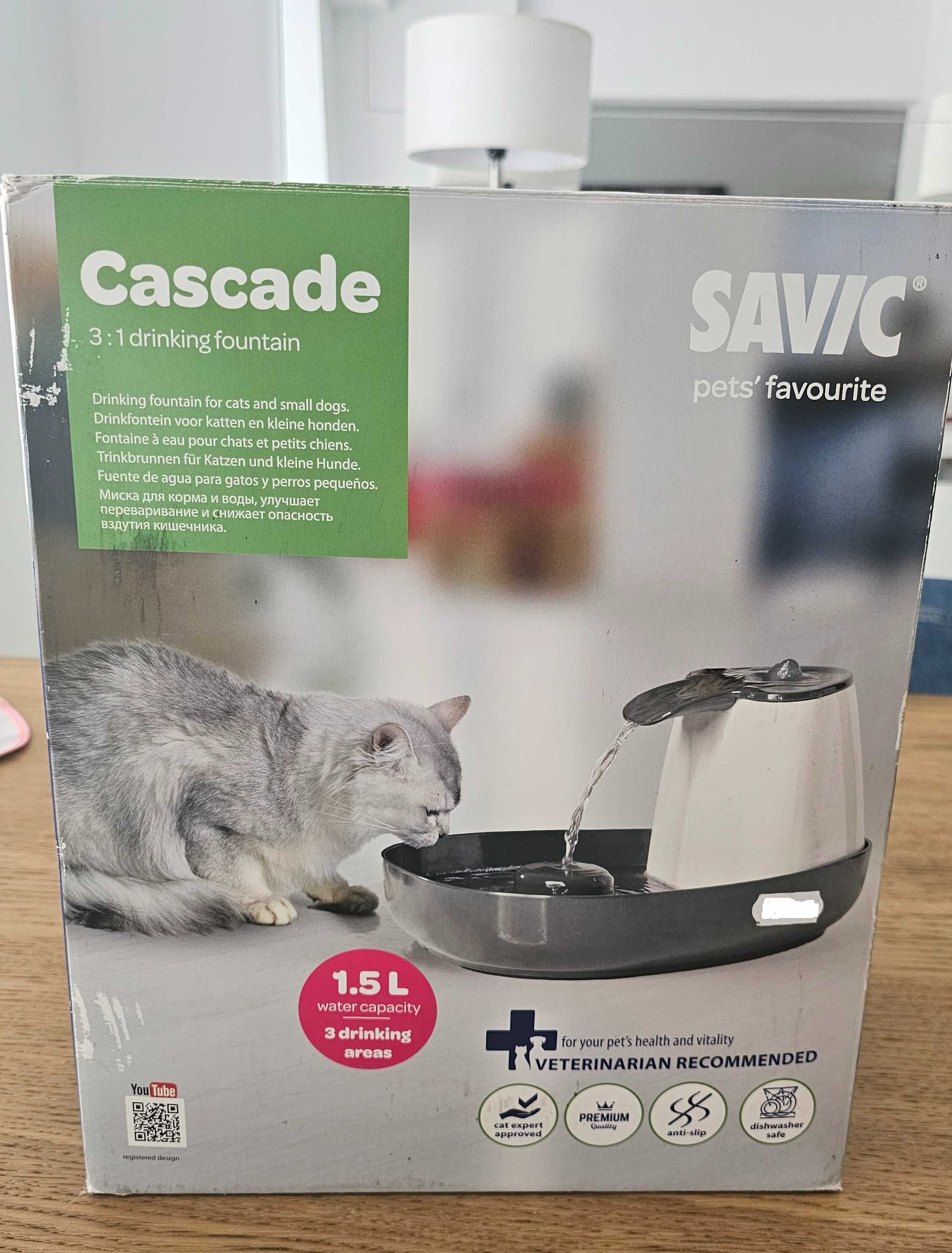 Savic Bebedouro Gato/Cão Drinking Fountain Cascade 1.5L