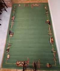 WYJĄTKOWY Zielony dywan 190 x 280 ze wzorami