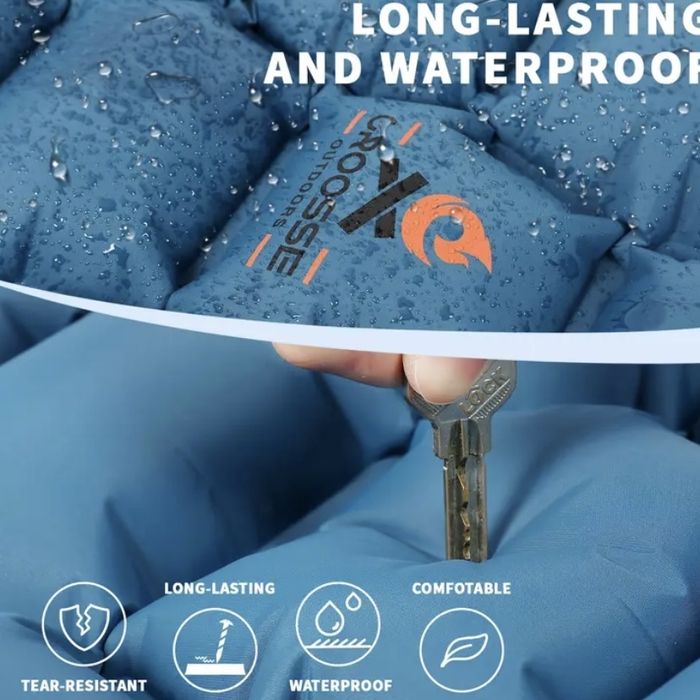 Килимок надувний матрас каремат туристичний трекінговий