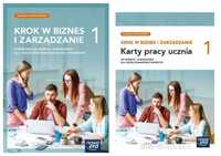NOWA/ Krok w biznes i zarządzanie Karty Pracy + Podręcznik Nowa Era