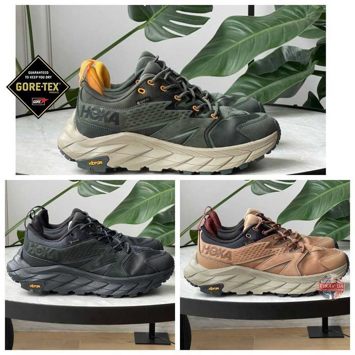 Мужские кроссовки Hoka Anacapa Low Gore-Tex GTX хока анакапа гортекс