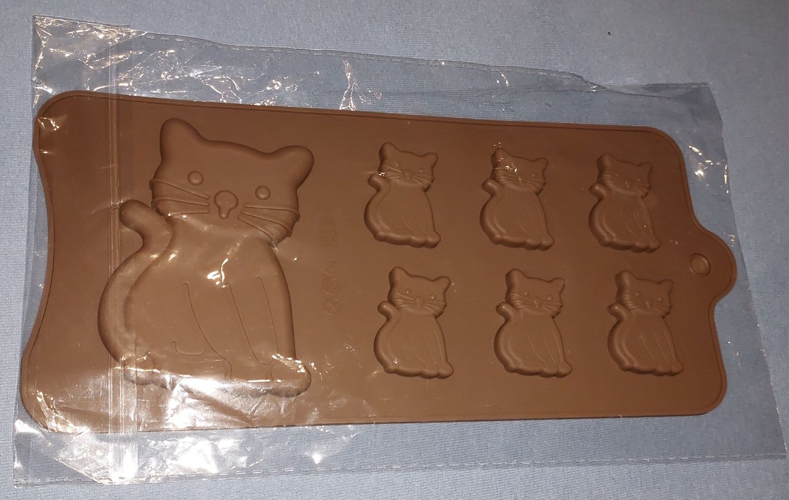 Silikonowa foremka do czekolady kotki