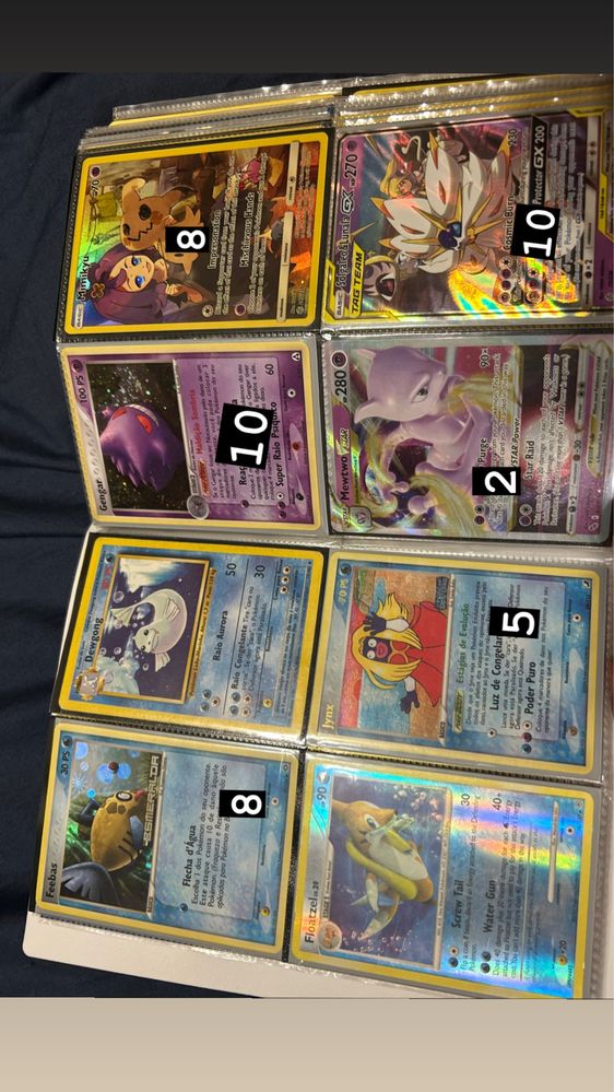 Cartas Pokémon Raras