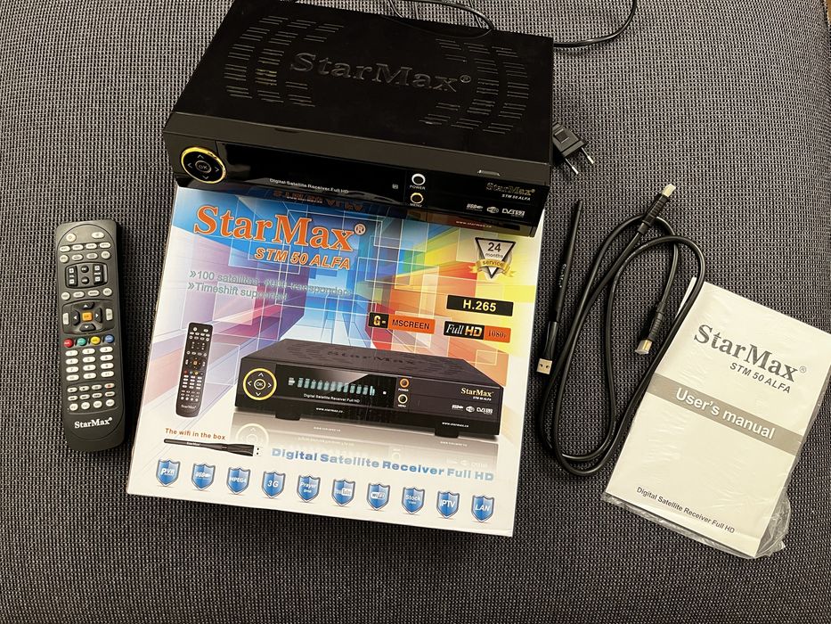 Descodificador Satelite Starmax STM 50 Alfa