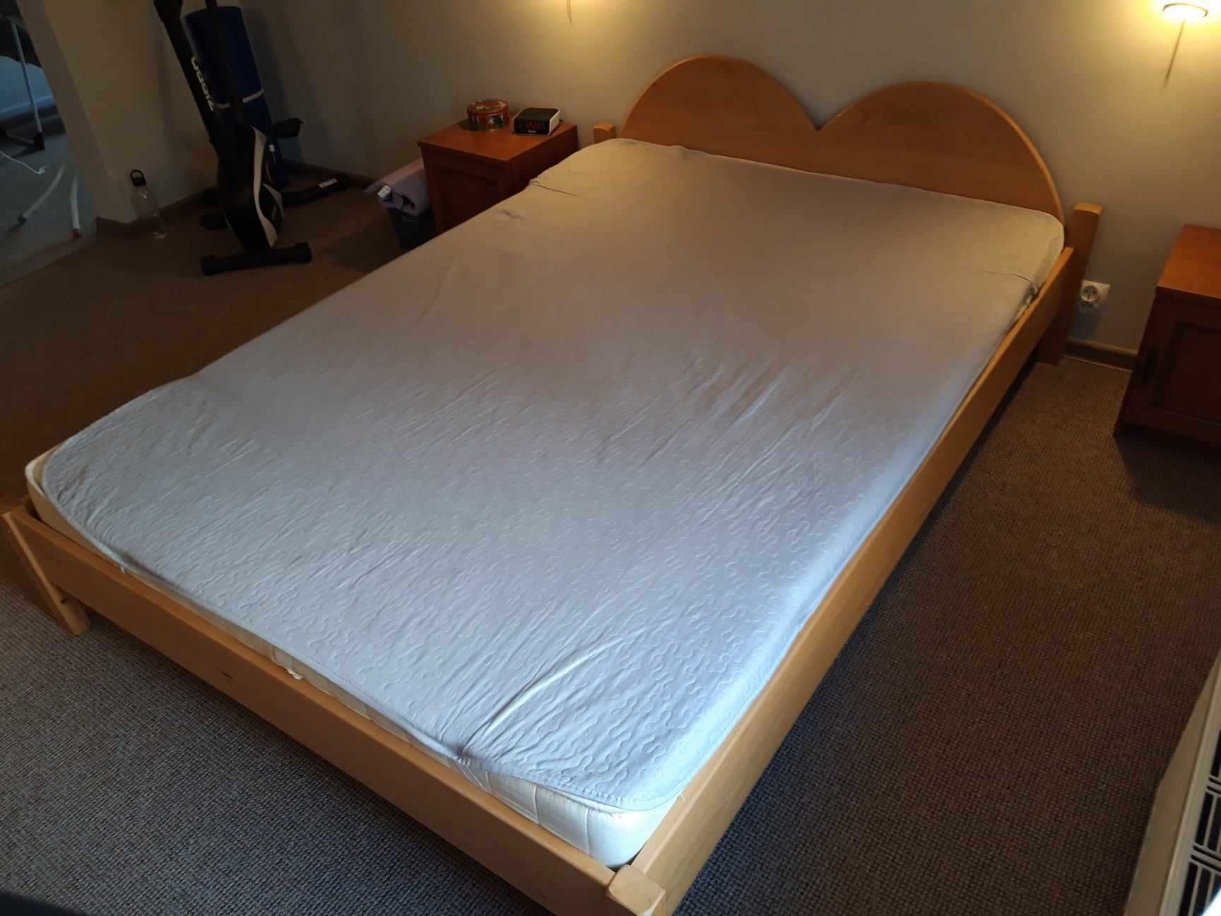Łóżko drewniane bukowe 140x200