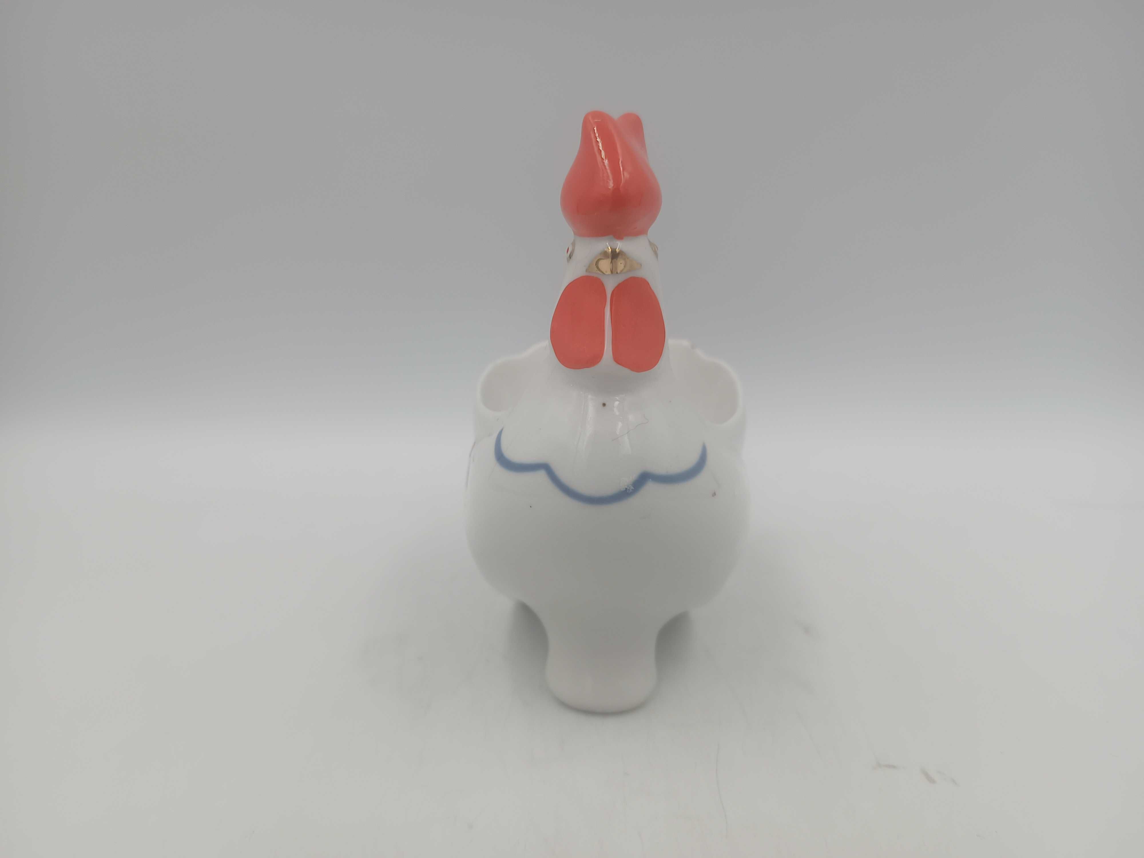 Solniczka kogut Połonne porcelana z PRL