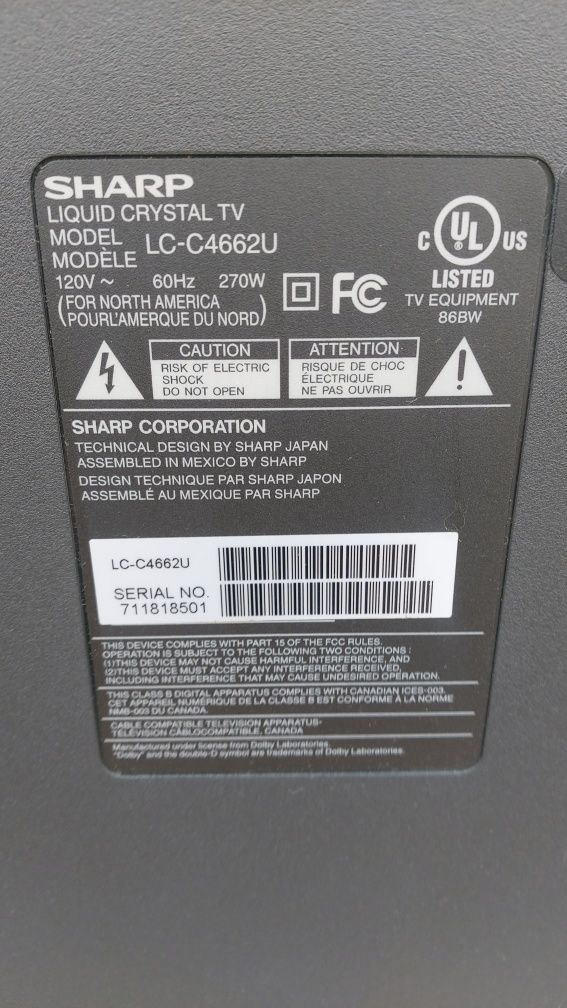 Telewizor Sharp LC
