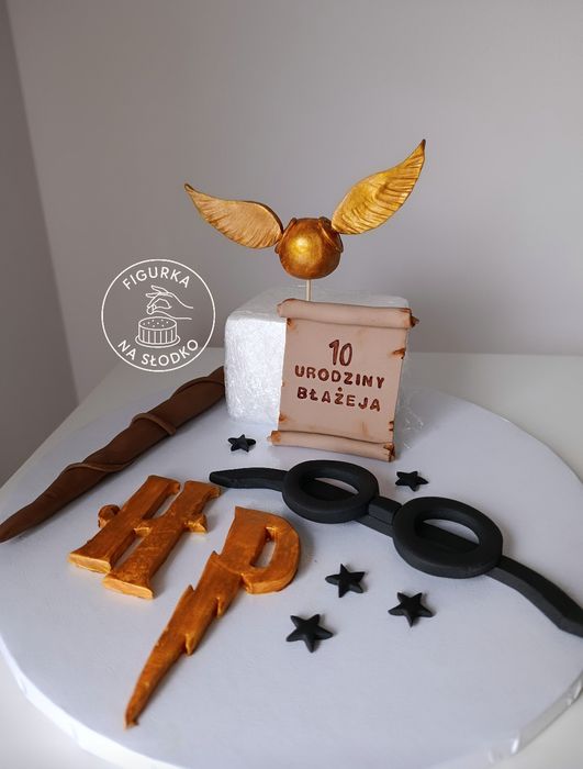 Harry Potter dekoracje na tort figurki z masy cukrowej