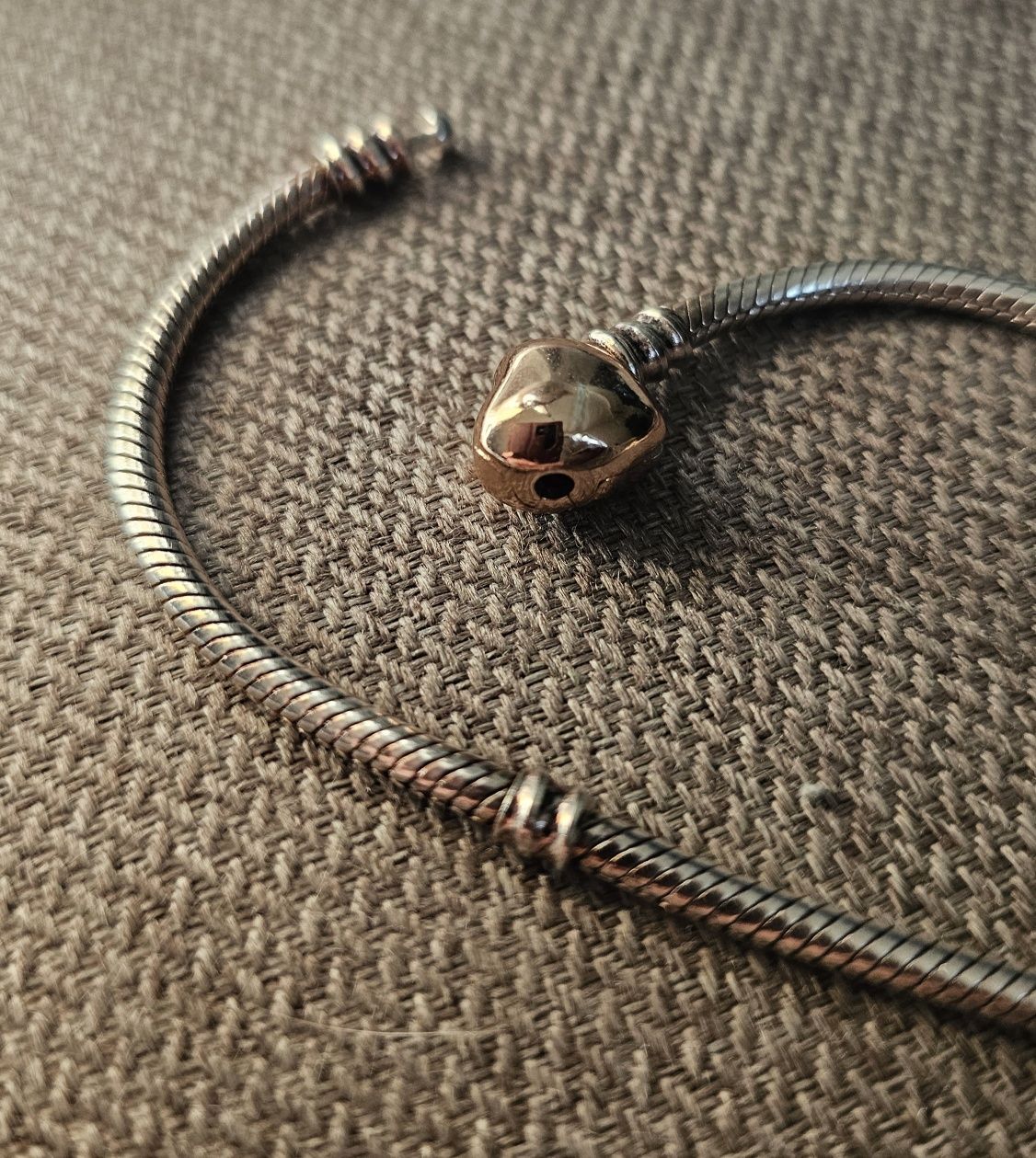 Bransoletka srebrna Modułowa do zawieszek charms srebro s925