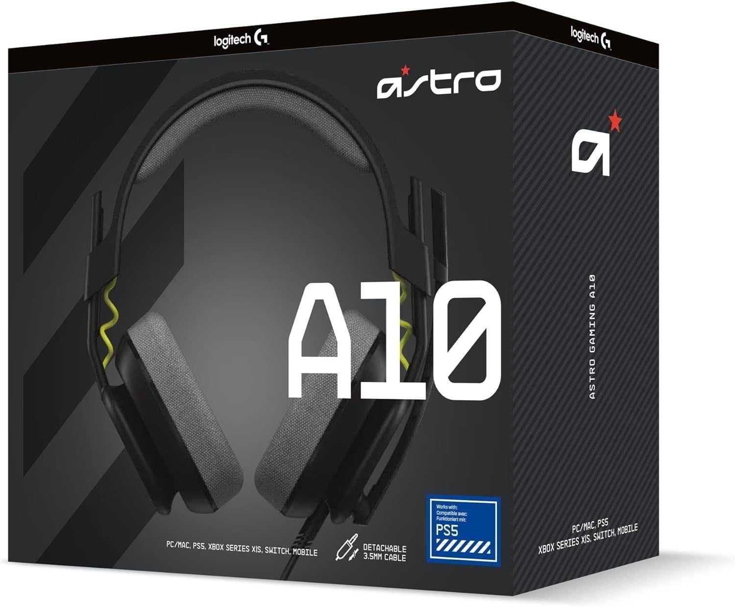 ASTRO Gaming A10 Gaming Headset, Słuchawki przewodowe 2. Gen NOWE