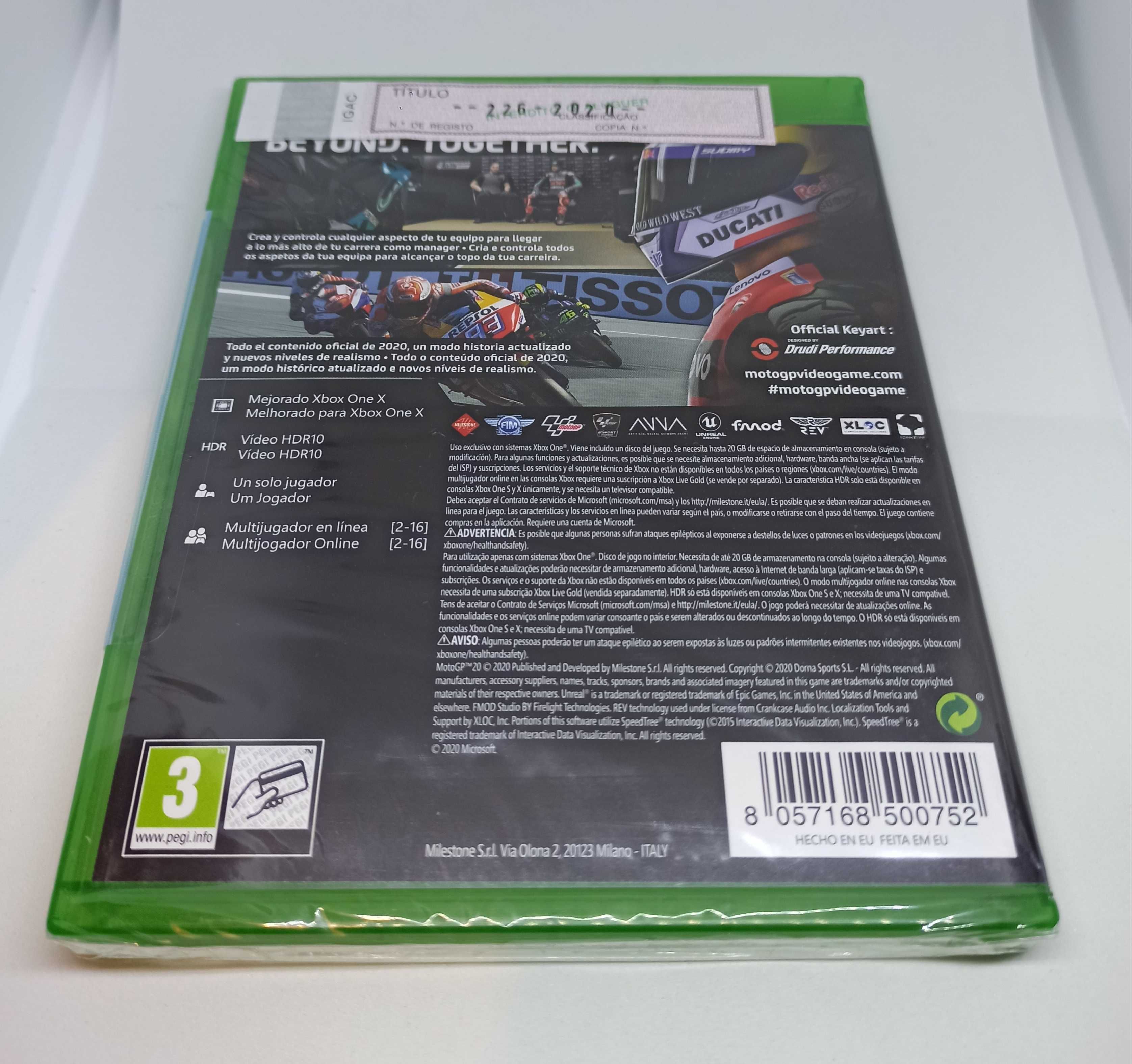 MotoGP 20  - Xbox One - Series X - Portes Grátis