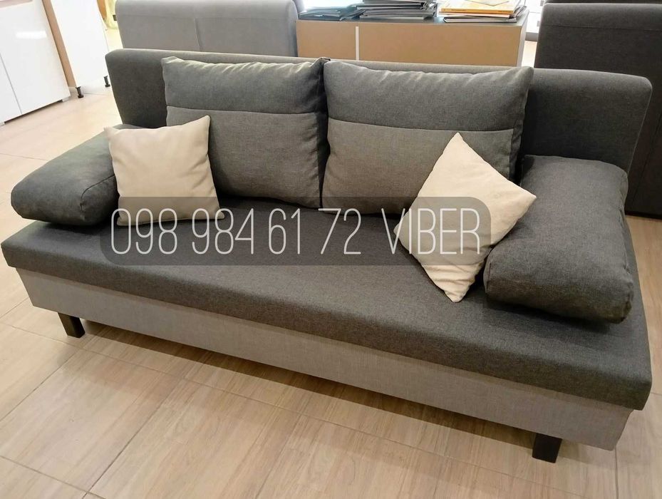 АКЦІЯ! Прямий диван ліжко МіРА. Диван у вітальню. Єврокнижка. Меблі