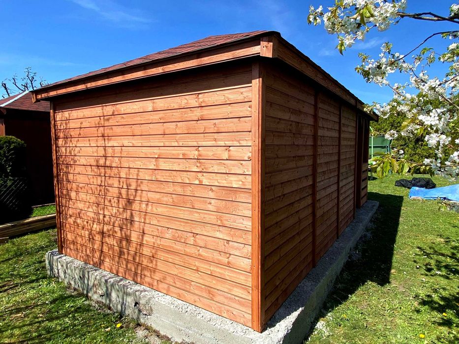 Altana ogrodowa z domkiem narzędziowym Afrodyta 3m x 6m - PRODUCENT