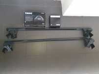 Bagażnik dachowy Thule + adaptery VW Golf VIII hatchback, jak nowy