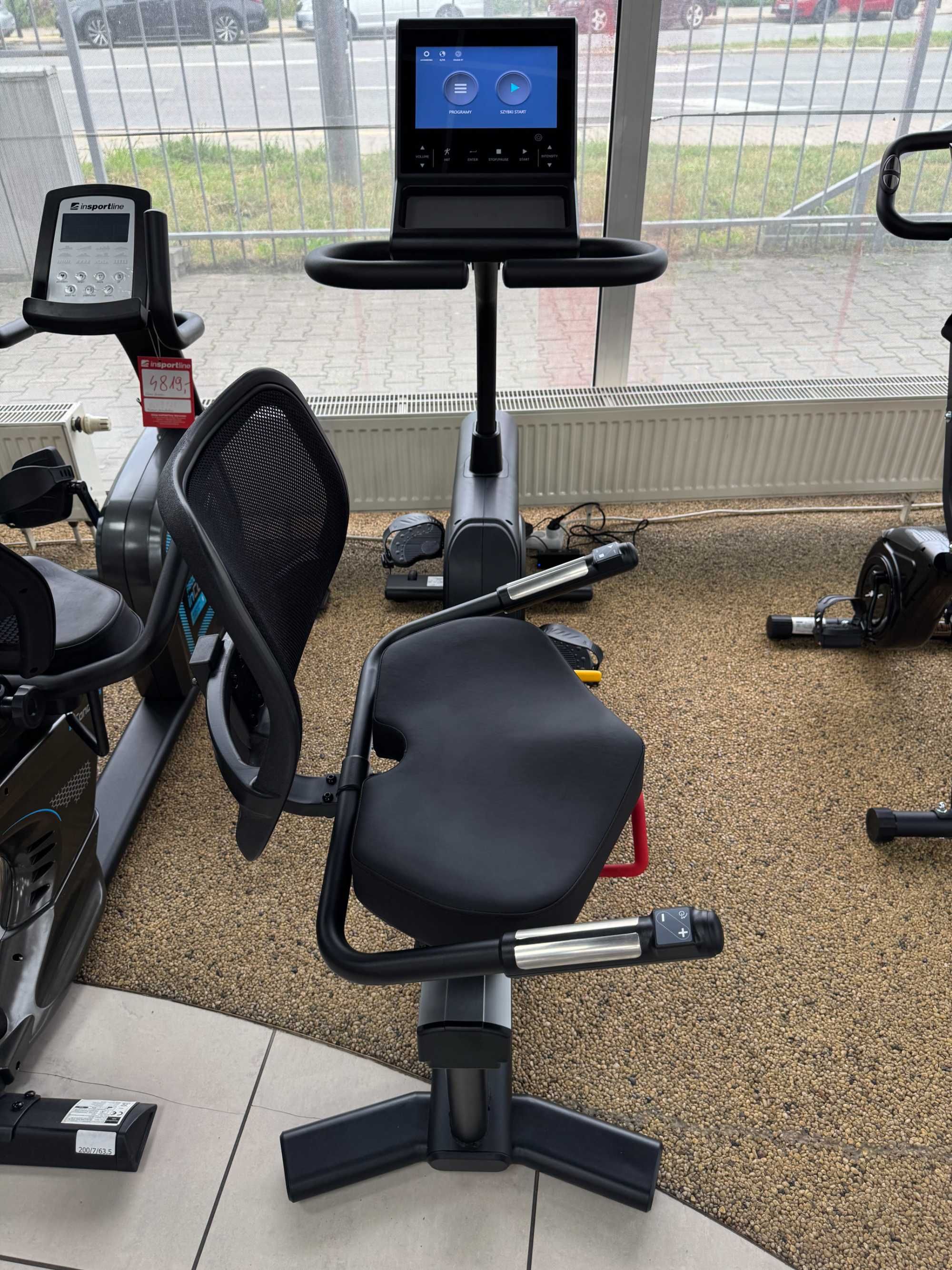 Profesjonalny poziomy rower treningowy inSPORTline Velocer RMB
