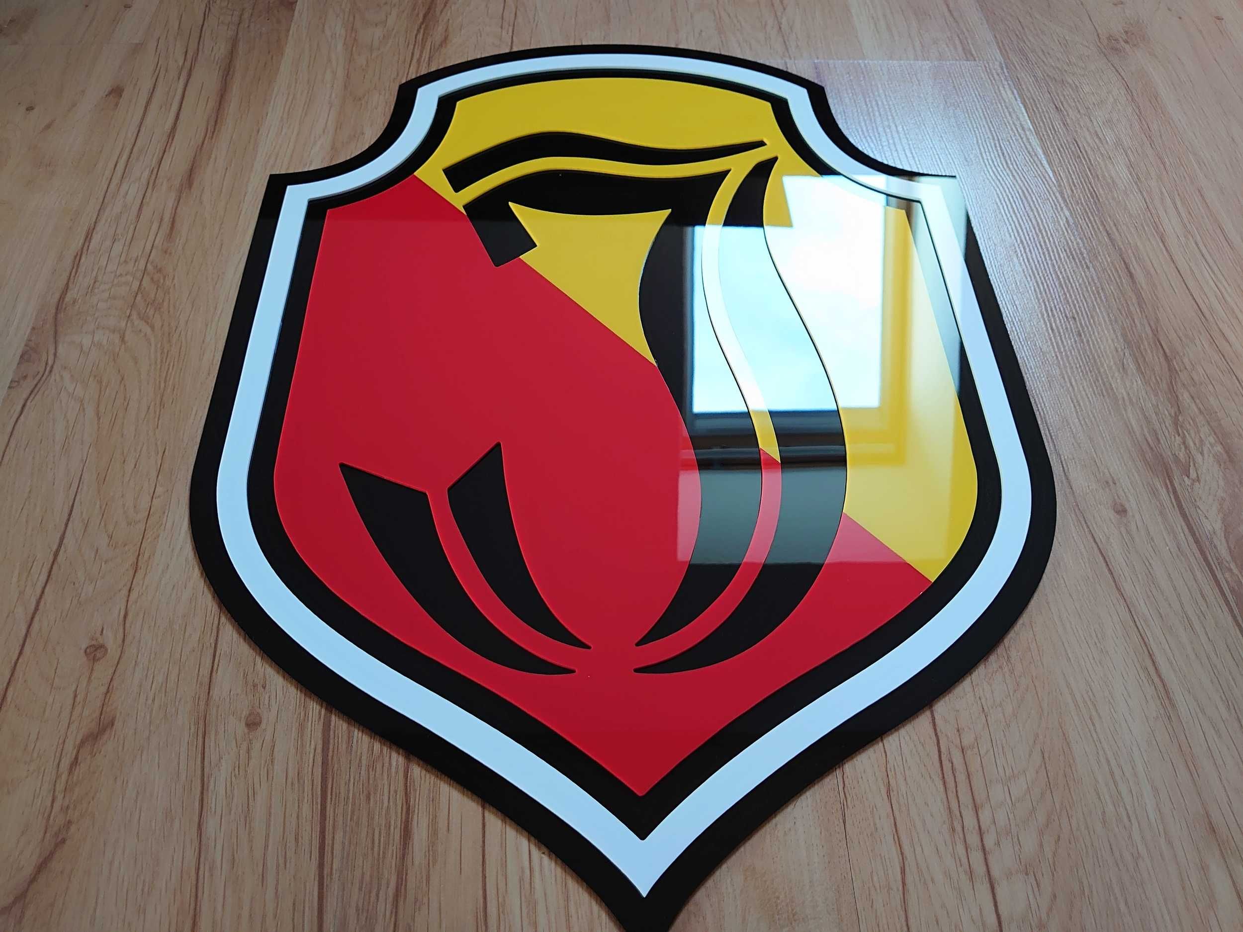 Herb Jagiellonia Białystok na ścianę prezent dla fana klubu dla męża