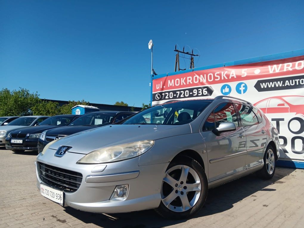 Peugeot 407 2.0 HDi Diesel//2007//Klima//Panorama//Alufelgi//Zamiana