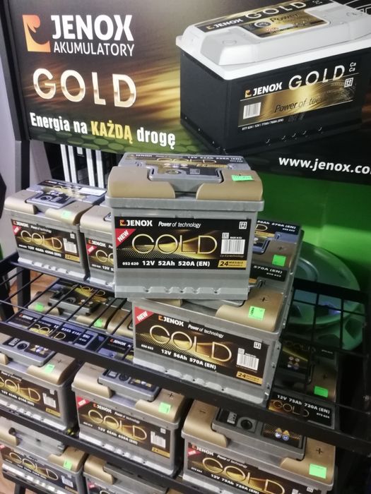 Akumulator Jenox Gold 50 55 52 Ah 520A Centra Bosch Varta HART (3lata)
