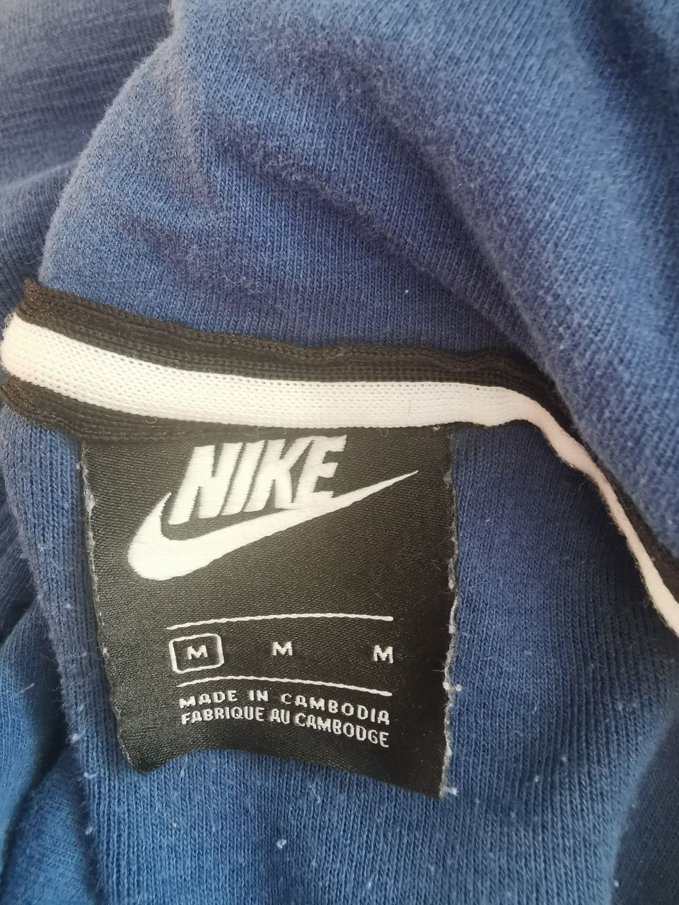 Niebieska męska bluza z kapturem Nike M