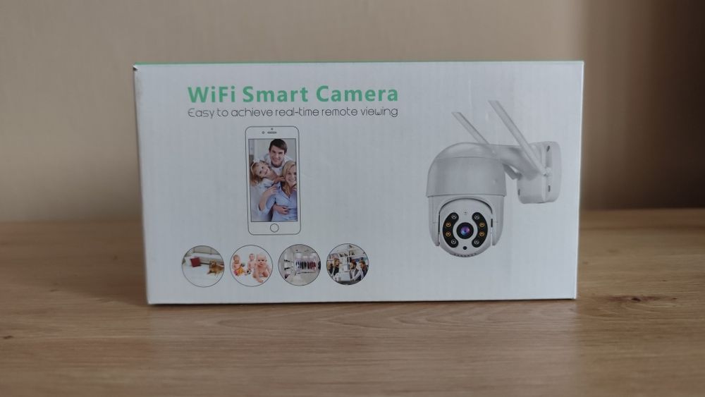 Kamera wi fi zewnętrzna obrotowa czarna