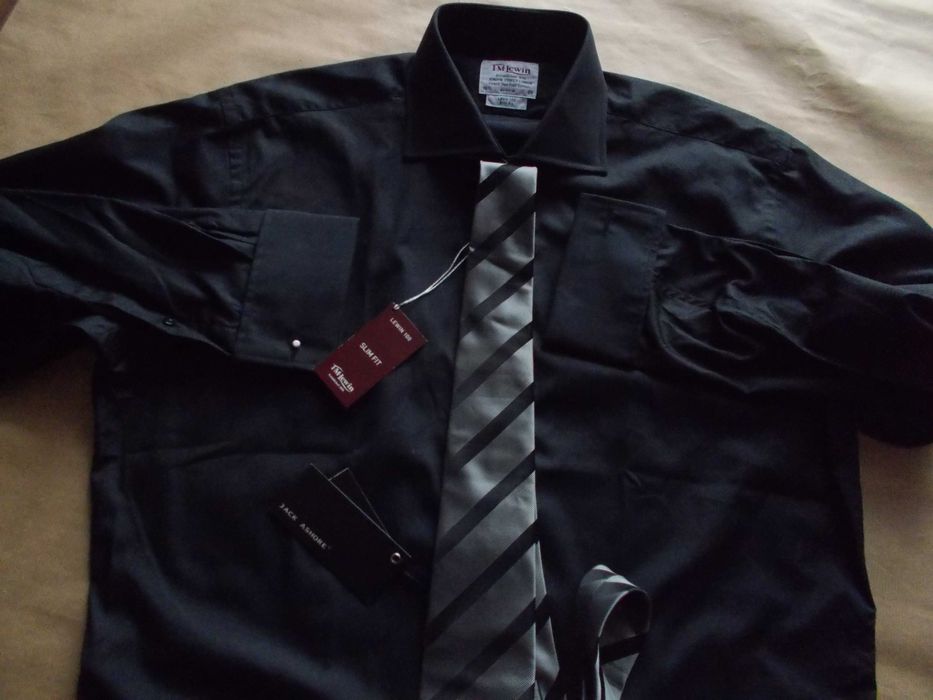 X T.M.LEWIN Premium 2 Fold Nowa Ekskluzywna Koszula Męska L 42 UK