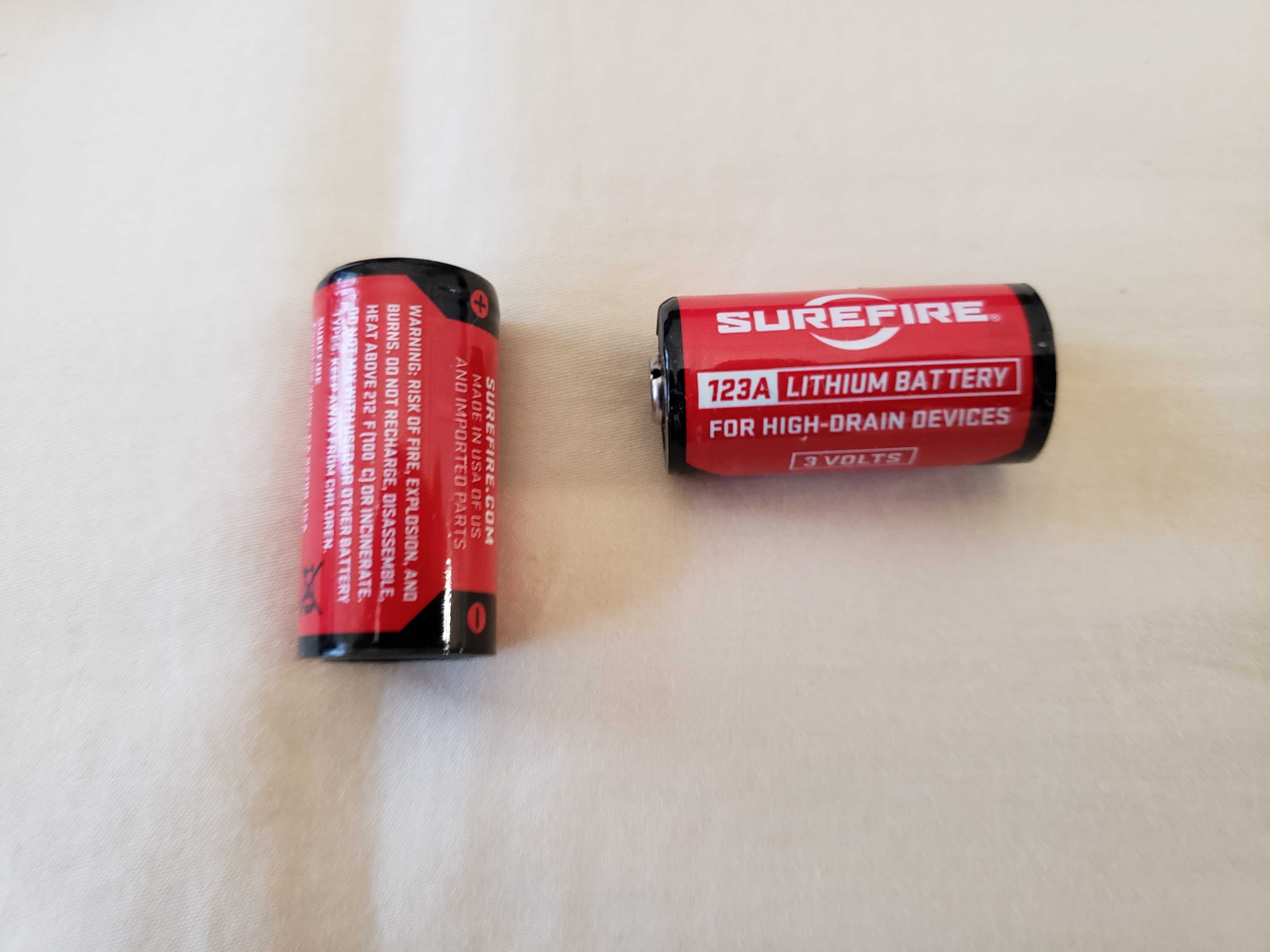 Батарейка Surefire CR123 CR123A 3 Volt Lithium SF12-BB