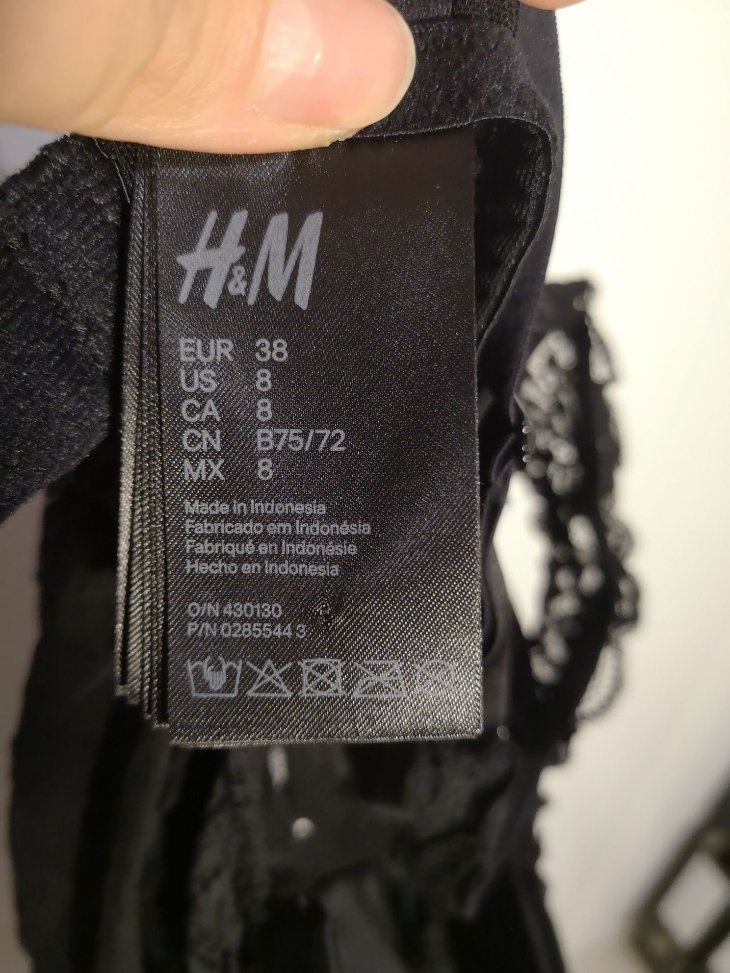 Komplet szlafrok i koszula nocna ze stanikiem H&M rozmiar XS/38