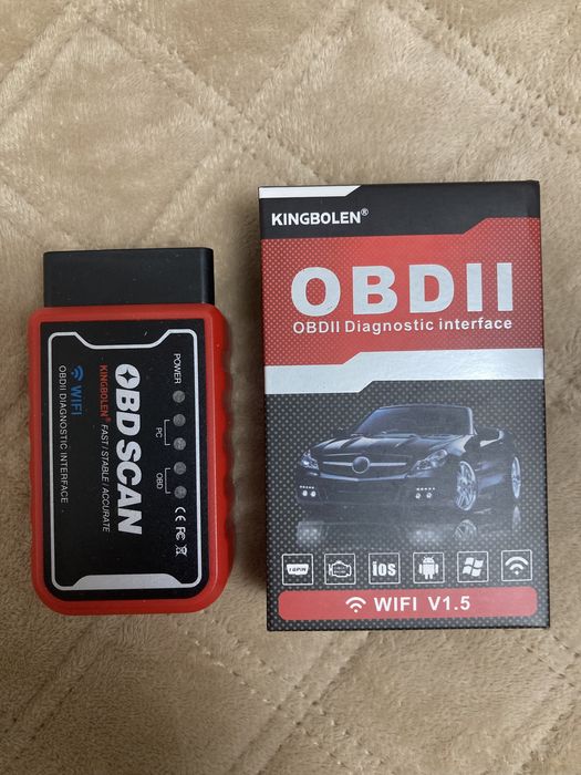 Автосканер OBD2 Kingbolen ELM327 wi-fi (IOS, Android)