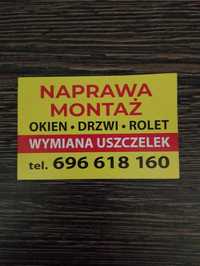 Montaż naprawa drzwi okien rolet