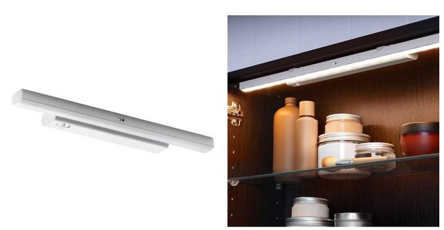 Iluminação LED p/armário c/sensor (IKEA modelo STÖTTA) - NOVO