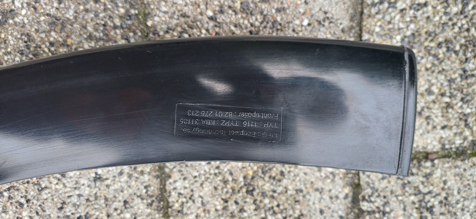 Spoiler dolny zderzaka CARBON NOWY renault megane lll coupe 13-16