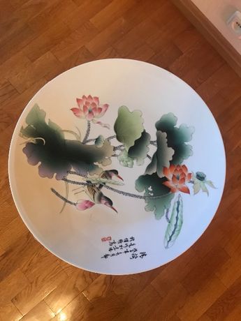 Фарфоровые китайские настенные тарелки