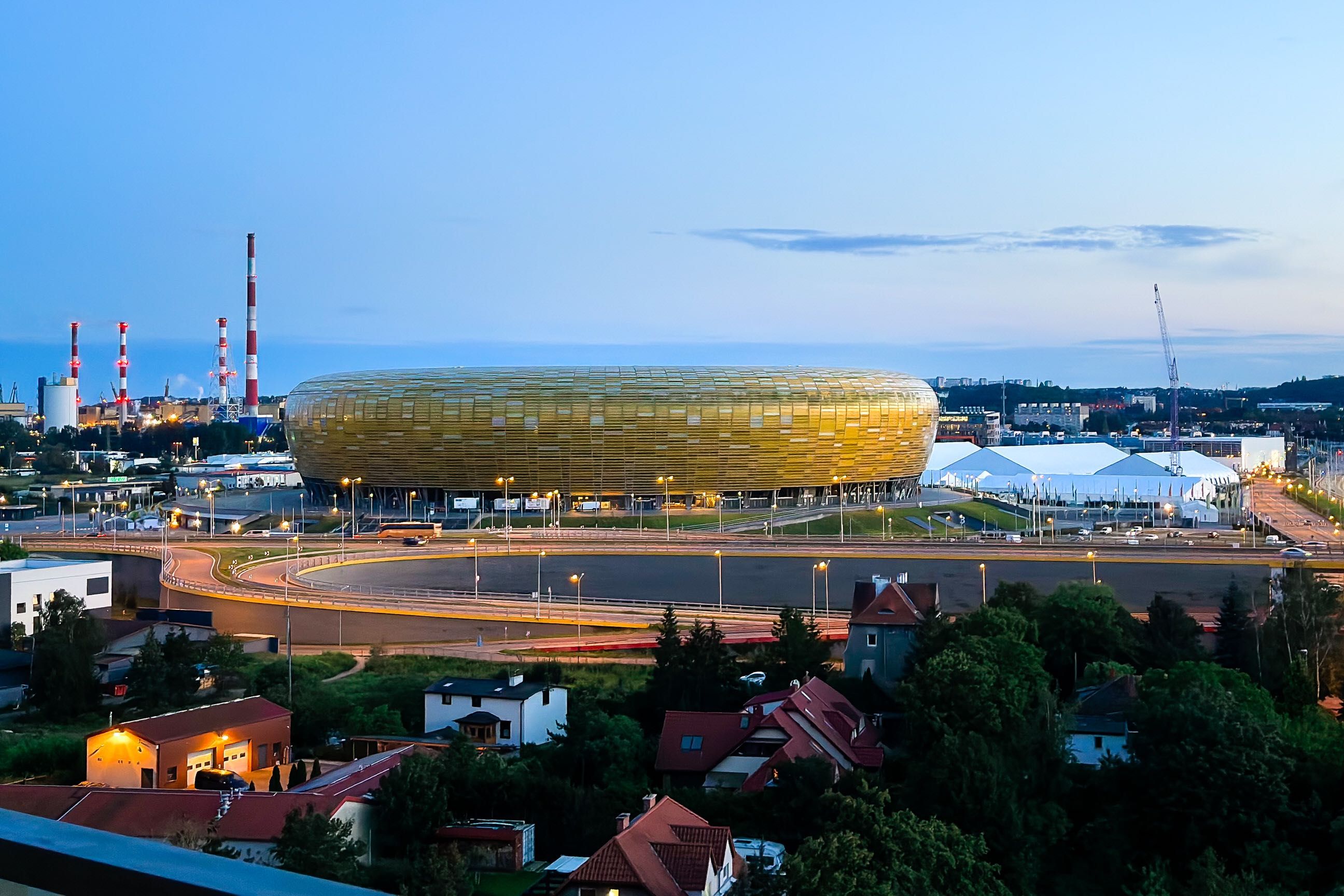 Gdańsk blisko plaża stadion port 3 pok