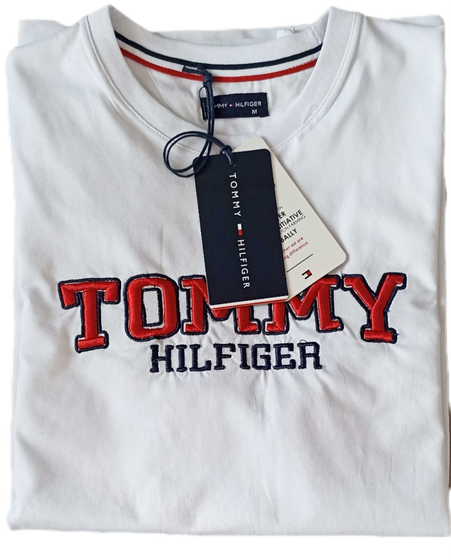 TOMMY HILFIGER T-shirt Koszulka Biała ROZ.M,L,XL,XXL,3XL