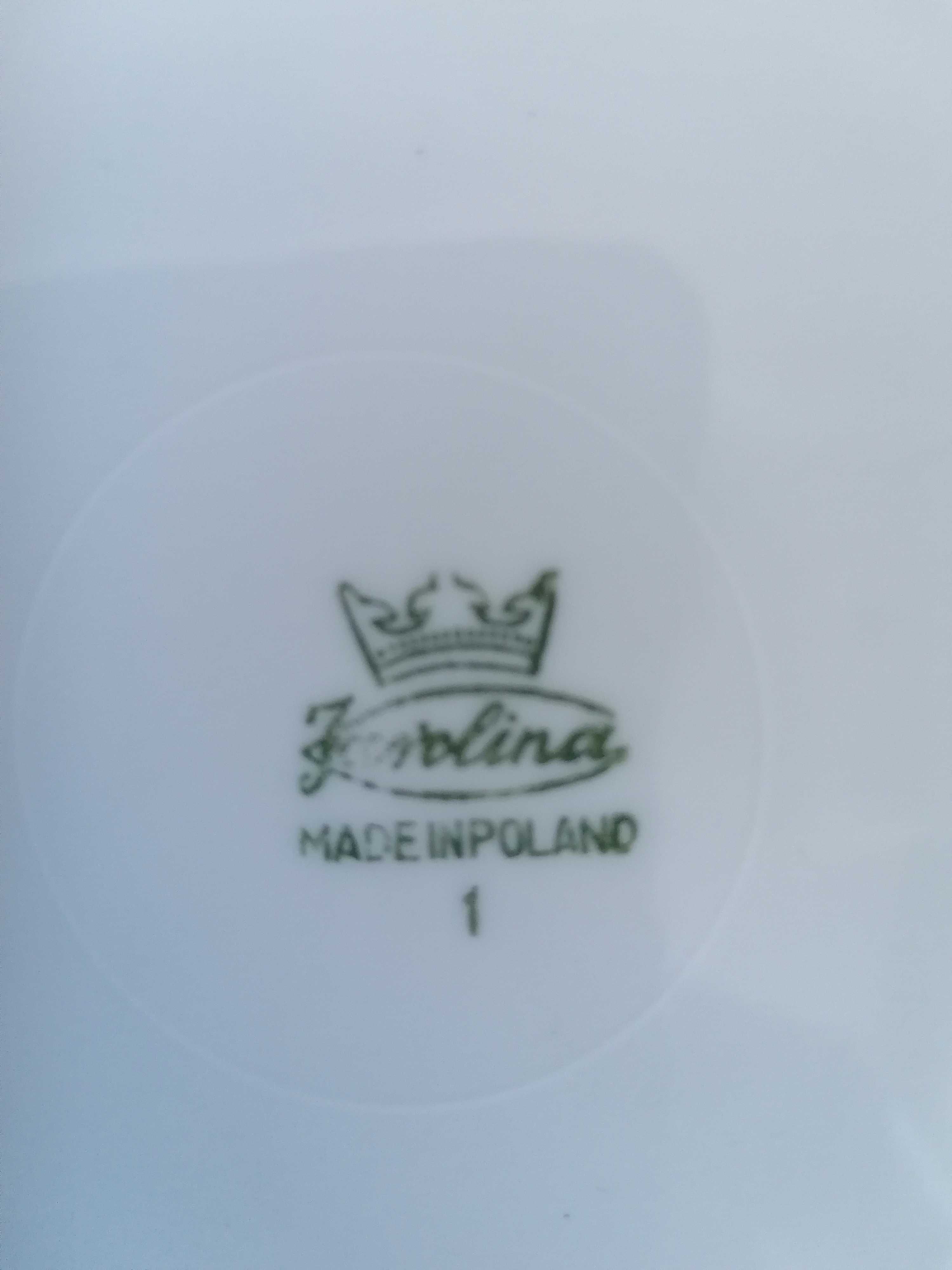 Patera - półmisek okrągły biały porcelanowy 32 cm "Karolina"