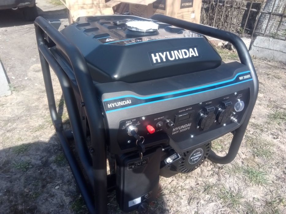 Генератор HYUNDAI HHY 3050FE 3кВт ручний+ЕЛЕКТРОСТАРТ Новий.Гарантія