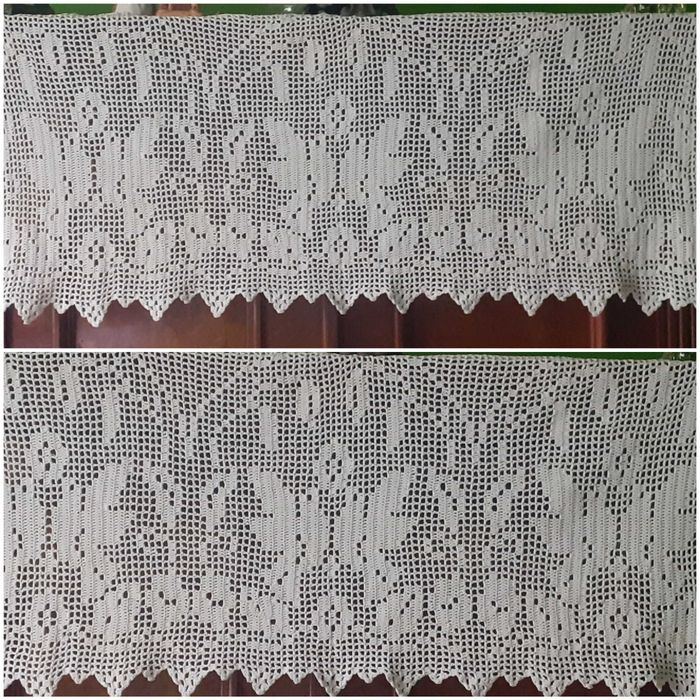 Lamberkin koronkowy wzór Gołąbki