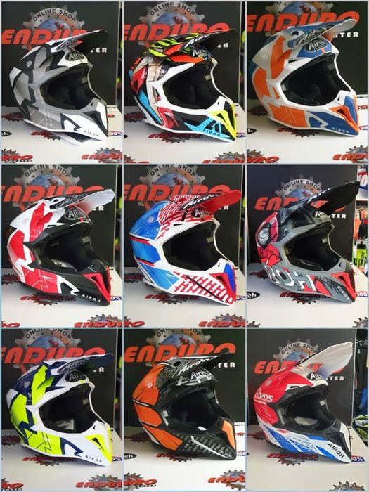 Capacetes Airoh Wraap e Wraaap - Novos