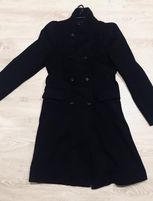 Płaszcz jesienny damski Zara Basic czarny