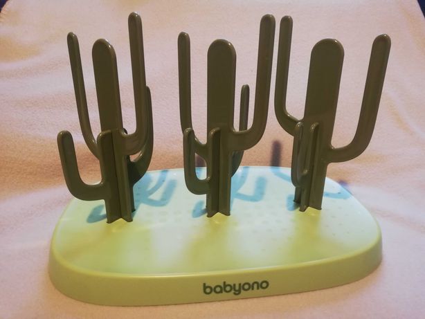 Babyono stojak suszarka do smoczków i butelek w kształcie kaktusów