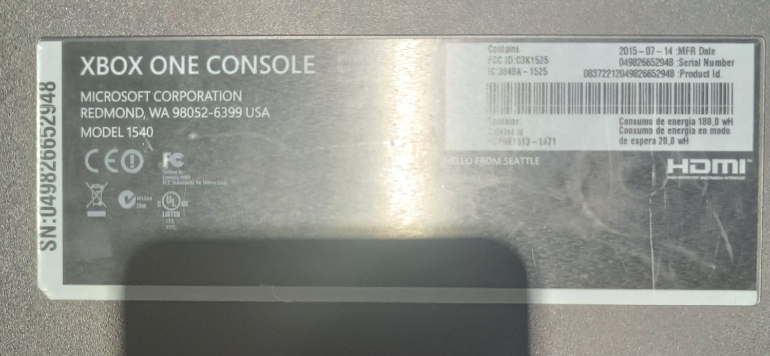 Konsola Xbox one 500GB + pad + Fallout + 4 USB