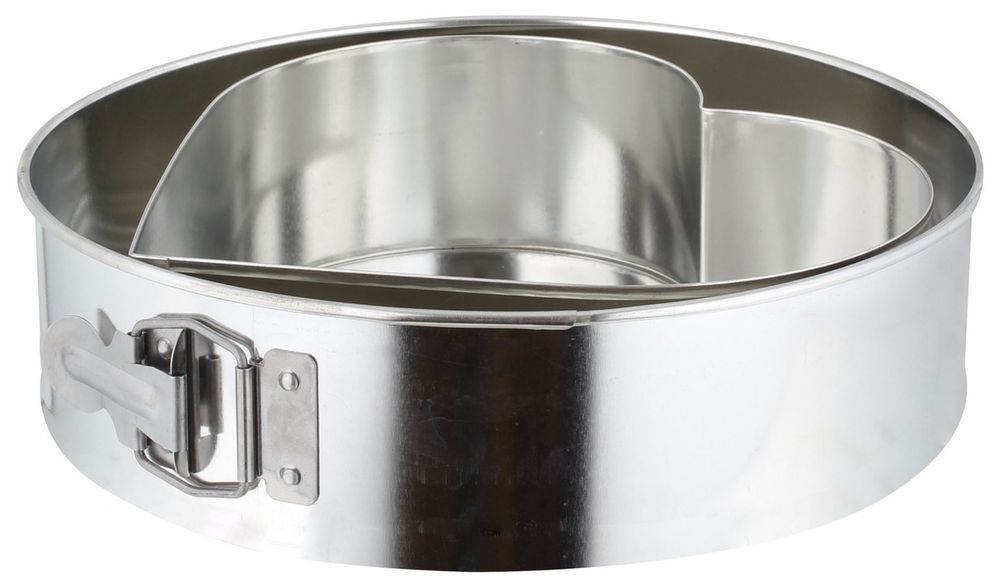 Tortownica Okrągła Z Wkładem Serce Blacha 24 Cm